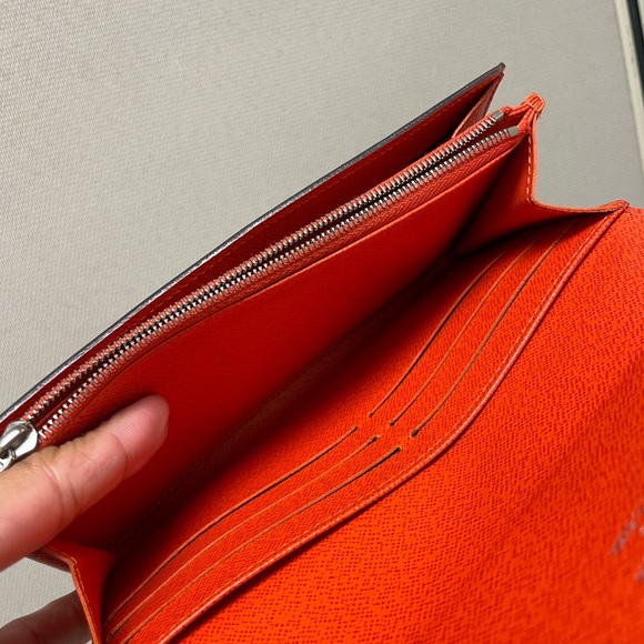 🍊Authentic Louis Vuitton Long Portefeuille Sarah Epi Wallet - Picture 14 of 16